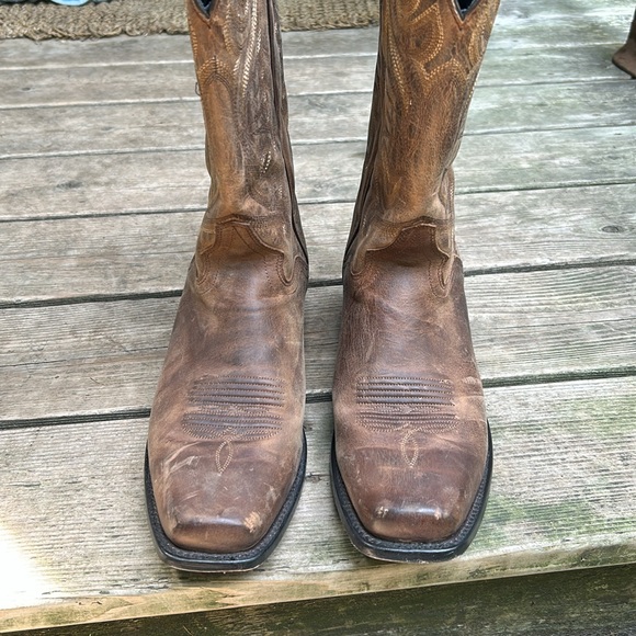 J.B. Dillon, Warm Chocolate, Size 10, Genuine Goat, Ladies Cowboy Boots - Picture 5 of 5